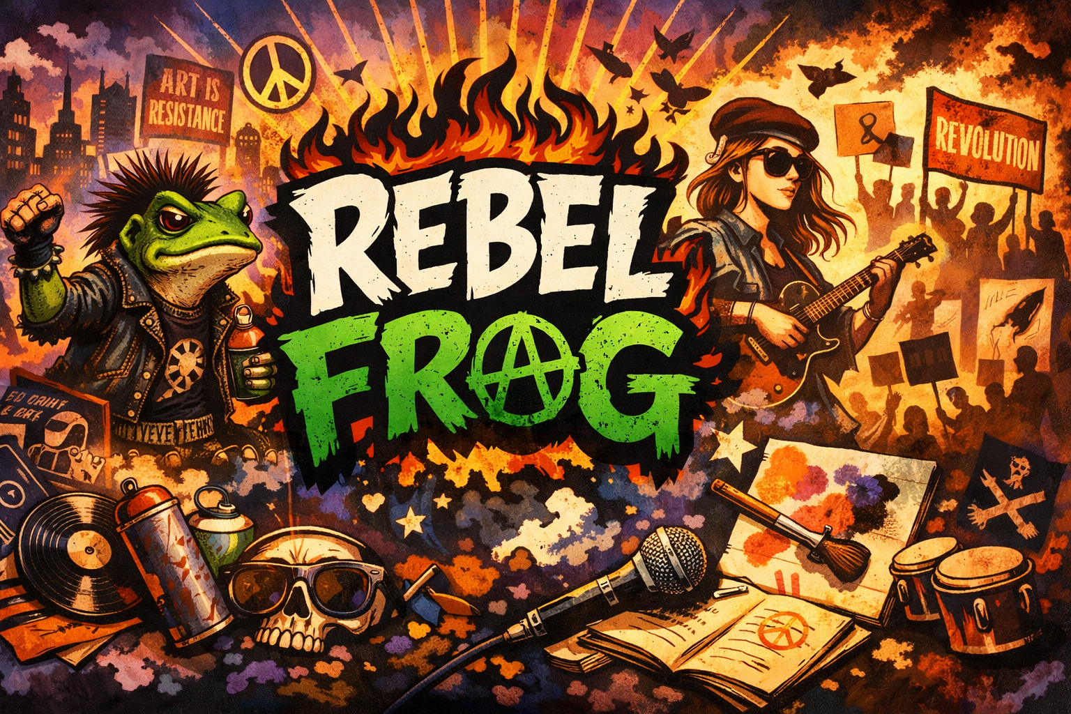 Rebel Frog and the New Counterculture: When Artists Refuse to Stay Quiet