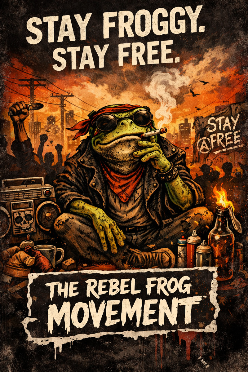 Stay Froggy. Stay Free. — The Beginning of the Rebel Frog Movement